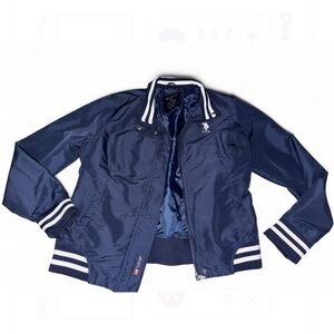 U.S. Polo Assn. Navy Jacket with White Accents